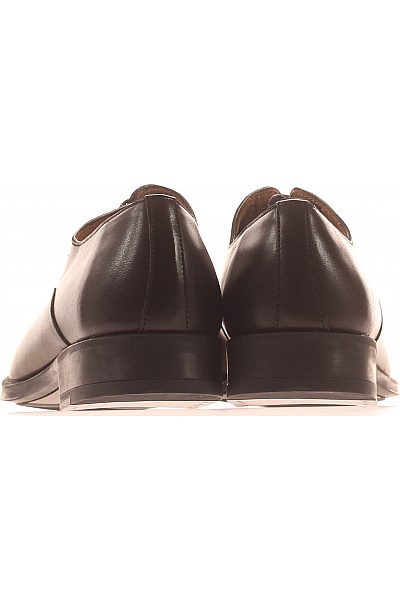 mens heritage Pánské černé kožené šněrovací polobotky elegantní Vel. 42 | mens heritage | obrázek 4
