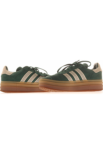 ADIDAS dámské tenisky gazelle zelené semišové šněrovací na platformě Velikost 40 | ADIDAS | obrázek 5