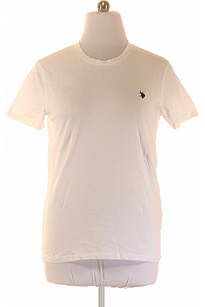 U.S.POLO ASSN. Bílé tričko s krátkým rukávem a výšivkou basic Velikost L | U.S.POLO ASSN. | obrázek 2