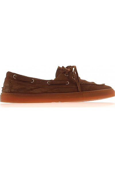 Copenhagen Shoes Hnědé Kožené Semišové šněrovací Volnočasové Tenisky Vel. 38
