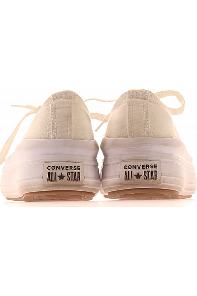 CONVERSE Bílé plátěné tenisky na platformě šněrovací volnočasové Vel. 37 | CONVERSE | obrázek 4