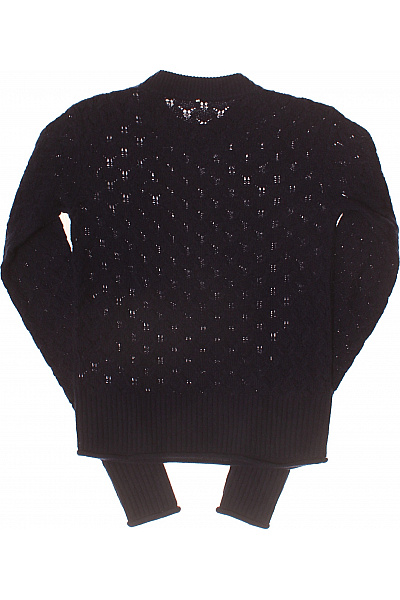 sportmax Dámský černý ažurový pletený pulovr Vel. M | sportmax | obrázek 3