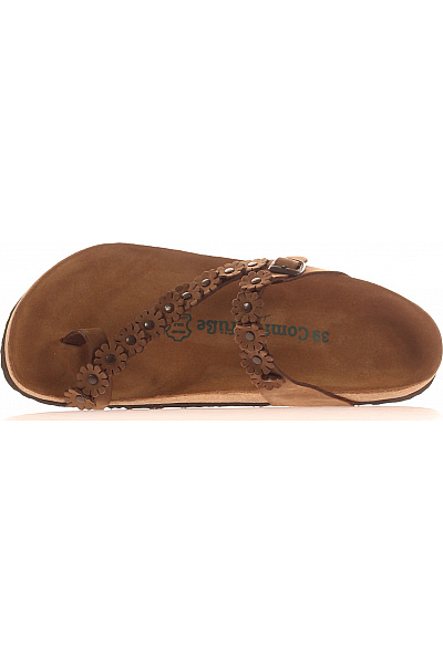 Comfortfusse dámské kožené sandály s páskem a přezkou Vel. 39 | Comfortfusse | obrázek 2
