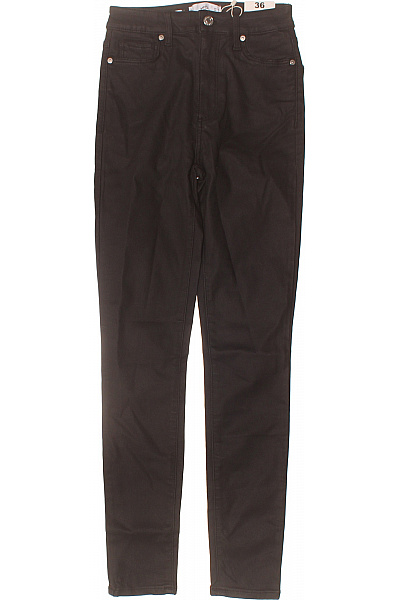 MANGO Dámské černé skinny kalhoty s vysokým pasem Vel. EU 36 | MANGO | obrázek 2