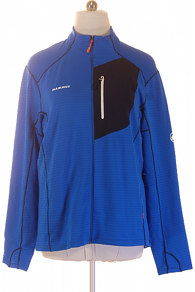 MAMMUT pánská modrá mikina na zip s dlouhým rukávem outdoor Vel. 2XL | MAMMUT | obrázek 2