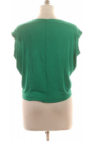 dámské zelené tričko bez rukávů s kulatým výstřihem basic Velikost XL | Unimoda | obrázek 3