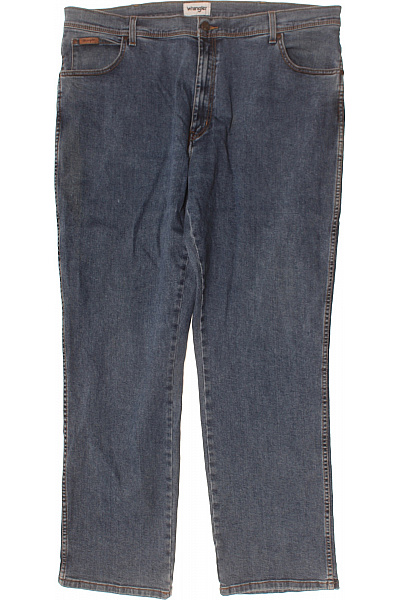Wrangler Pánské Džíny Rovné Modré Bavlněné Vel. EU W42/L32