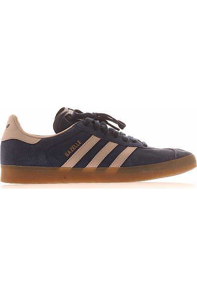 ADIDAS Pánské Kožené Tenisky Gazelle Modré Semišové Volnočasové Vel. 44