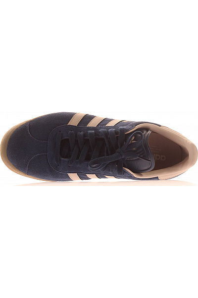 ADIDAS Pánské kožené tenisky Gazelle modré semišové volnočasové Vel. 44 | ADIDAS | obrázek 3