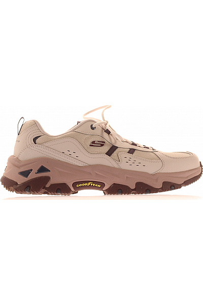 SKECHERS Pánské Trailové Tenisky Béžové Sportovní Volnočasové Vel. 41