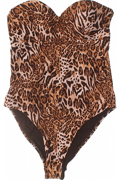 Guess dámské jednodílné plavky tygrové bez ramínek sexy Vel. L | Guess | obrázek 2