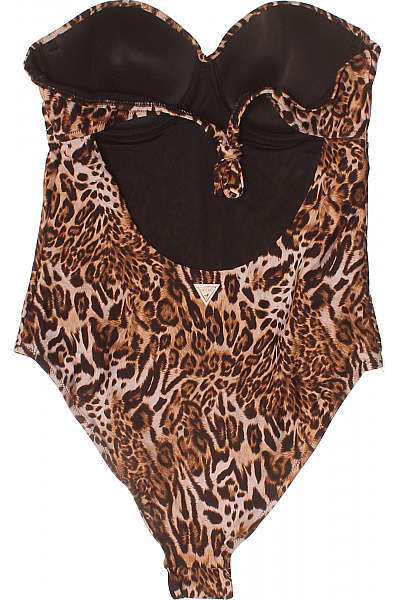 Guess dámské jednodílné plavky tygrové bez ramínek sexy Vel. L | Guess | obrázek 3