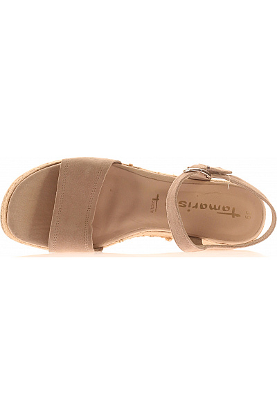 TAMARIS Dámské béžové espadrilky na platformě s páskem Vel. 39 | TAMARIS | obrázek 2