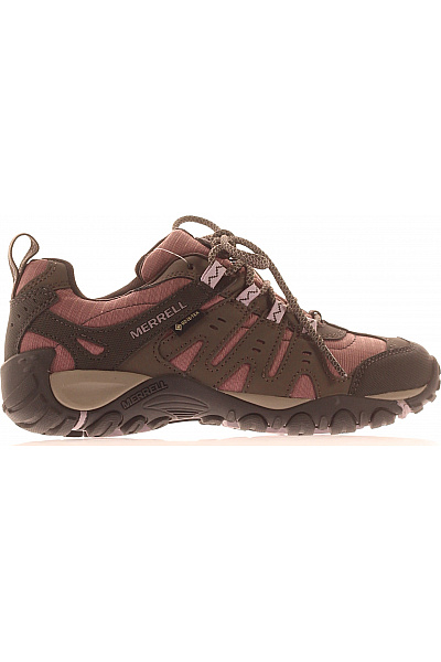 MERRELL Dámské Trailové Boty Nepromokavé šněrovací Textilní Hnědé Velikost 37
