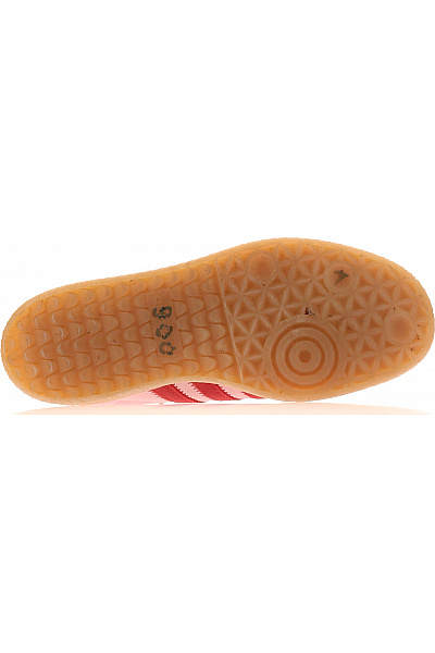 ADIDAS růžové semišové tenisky s červenými pruhy a gumovou podrážkou Vel. 40 2/3 | ADIDAS | obrázek 3