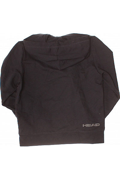 Head dětská černá mikina s kapucí a potiskem Vel. 128 | Head | obrázek 2