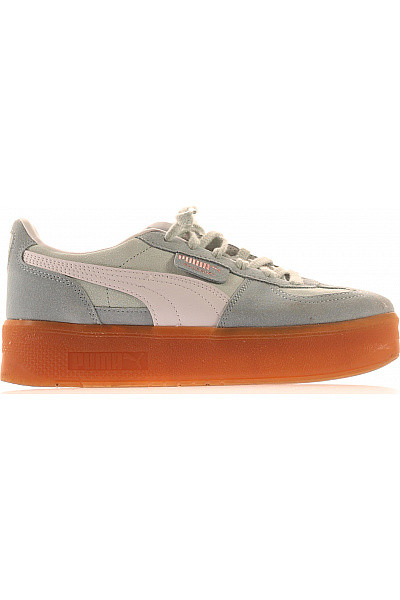 Puma šedé Semišové Tenisky Na Platformě Velikost EU 40