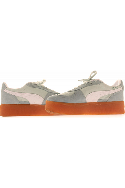 Puma šedé semišové tenisky na platformě Velikost EU 40 | Puma | obrázek 5