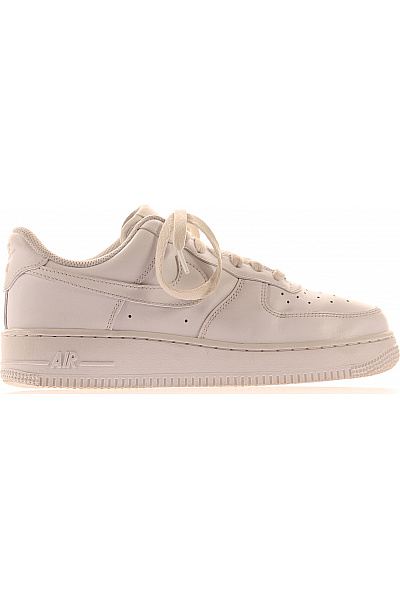 Nike Bílé Kožené Tenisky Air Force Vel. 39