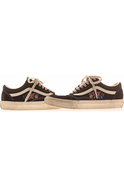 Vans dámské tenisky černé květinový vzor volnočasové šněrovací Velikost EU 41 | Vans | obrázek 5