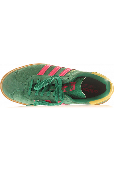 ADIDAS zelené semišové tenisky gazelle šněrovací na platformě Vel. 38 2/3 | ADIDAS | obrázek 2