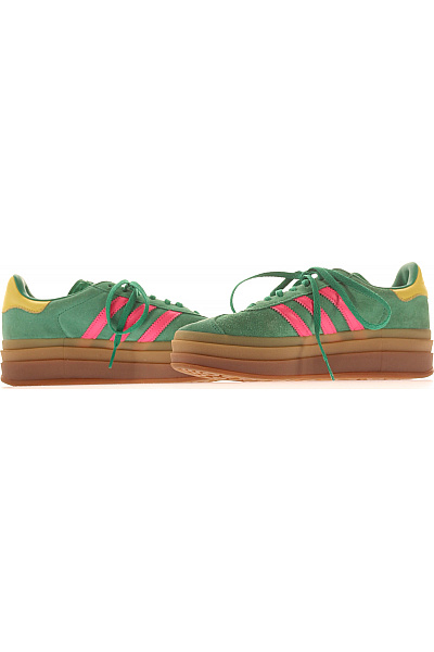 ADIDAS zelené semišové tenisky gazelle šněrovací na platformě Vel. 38 2/3 | ADIDAS | obrázek 5