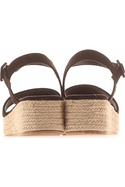 Dámské černé espadrilky s páskem a přezkou na platformě Vel. 39 | Unimoda | obrázek 4