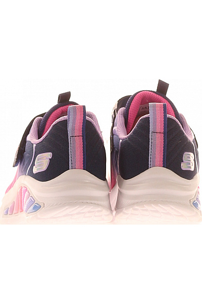 SKECHERS Dětské tenisky růžové textilní sportovní na suchý zip Vel. EU 35 | SKECHERS | obrázek 4