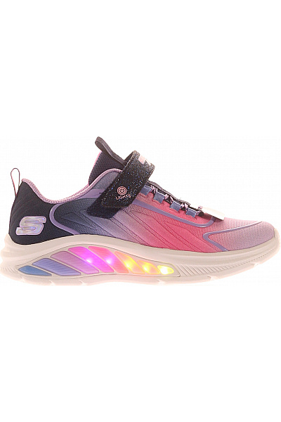 SKECHERS Dětské tenisky růžové textilní sportovní na suchý zip Vel. EU 35 | SKECHERS | obrázek 6
