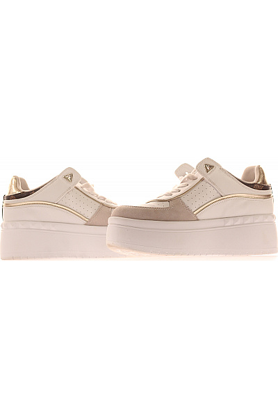 Guess Dámské tenisky na platformě bílé semišové volnočasové Vel. 39 | Guess | obrázek 5