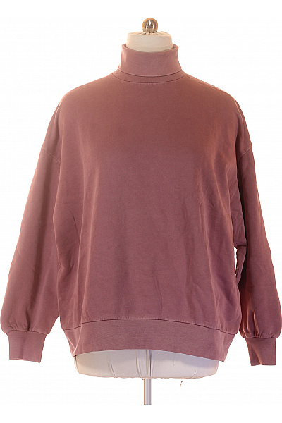 Marc O´Polo dámská mikina s dlouhým rukávem a rolákem růžová jednobarevná oversized Vel. XL | Marc O´Polo | obrázek 2
