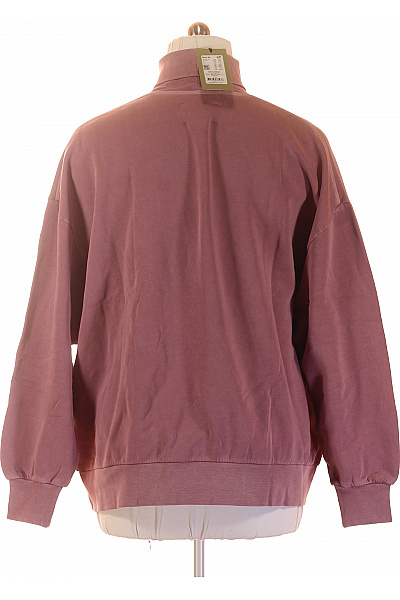 Marc O´Polo dámská mikina s dlouhým rukávem a rolákem růžová jednobarevná oversized Vel. XL | Marc O´Polo | obrázek 3