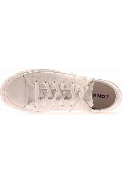 CONVERSE Dámské bílé kožené tenisky šněrovací volnočasové Vel. EU 39 | CONVERSE | obrázek 2