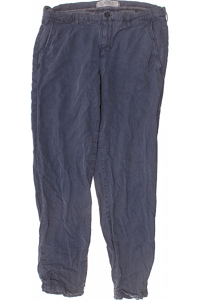 Guess Pánské volnočasové kalhoty modré plátěné s kapsami Velikost 32 | Guess | obrázek 2