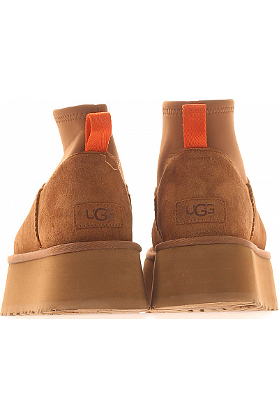 UGG Dámské kotníkové kozačky na platformě semišové hnědé Velikost 39 | UGG | obrázek 4