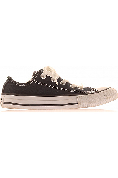 CONVERSE Dětské černé Textilní Tenisky šněrovací Volnočasové Velikost 27