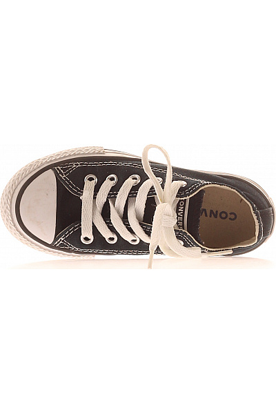 CONVERSE Dětské černé textilní tenisky šněrovací volnočasové Velikost 27 | CONVERSE | obrázek 2