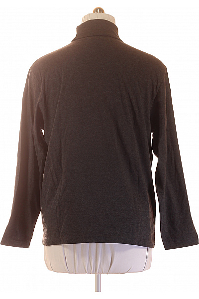 items Pánské tričko s dlouhým rukávem a rolákem basic šedé Velikost EU XL | items | obrázek 2