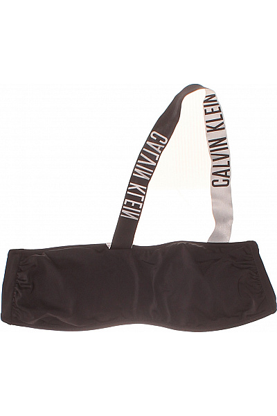 Calvin Klein Dámské Plavky černé Crop Top Bez Ramínek Velikost EU L