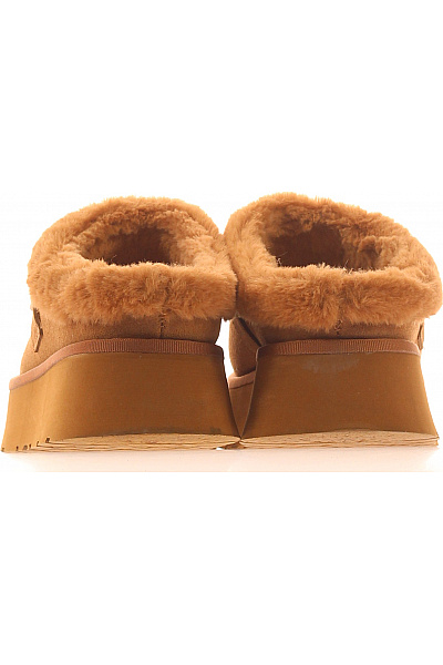 Guess Dámské hnědé nazouvací boty s kožíškem na platformě Vel. 37 | Guess | obrázek 4