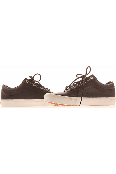 Vans Pánské hnědé kožené tenisky šněrovací volnočasové Velikost 43 | Vans | obrázek 5