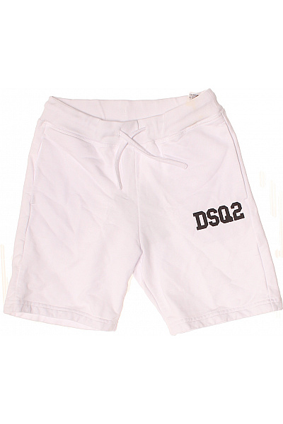 Dsquared2 Dětské Chlapecké Kraťasy Bílé Bavlněné Měkké Vel. EU 10Y