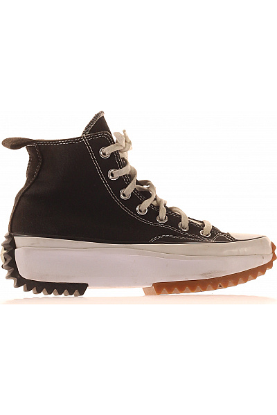 CONVERSE Černé Textilní Kotníkové Tenisky Na Platformě Velikost 38.5
