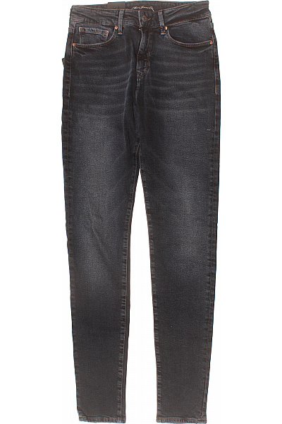 MAVI Dámské Džíny Skinny Strečové S Vysokým Pasem černé Vel. 27/32