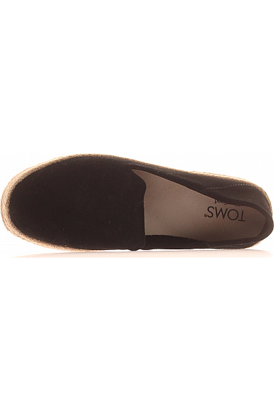TOMS dámské espadrilky černé semišové nazouvací volnočasové letní Velikost 38.5 | TOMS | obrázek 2