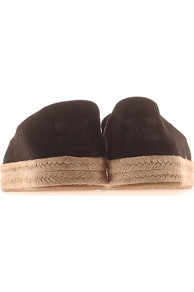 TOMS dámské espadrilky černé semišové nazouvací volnočasové letní Velikost 38.5 | TOMS | obrázek 4