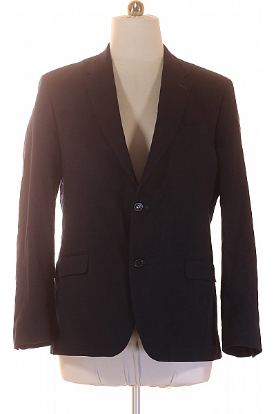 Digel Pánské Sako Elegantní černé Jednořadé Business Vel. 54