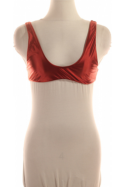 PROTEST červené Lesklé Plavky Crop Top Velikost 36