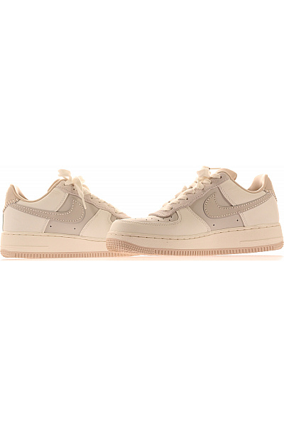 Nike dámské tenisky Air Force 1 nízké béžové kožené volnočasové Vel. 39 | Nike | obrázek 5