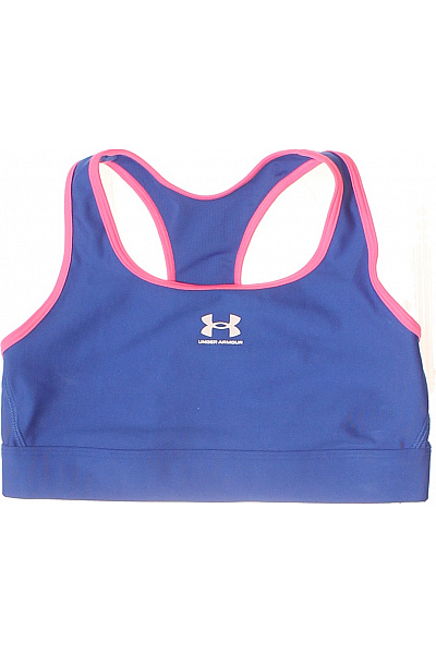 UNDER ARMOUR Sportovní Podprsenka Na Cvičení Modrá Hladká Vel. S